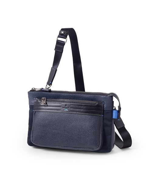 ランバン オン ブルー レイト クラッチ兼ショルダーバッグ