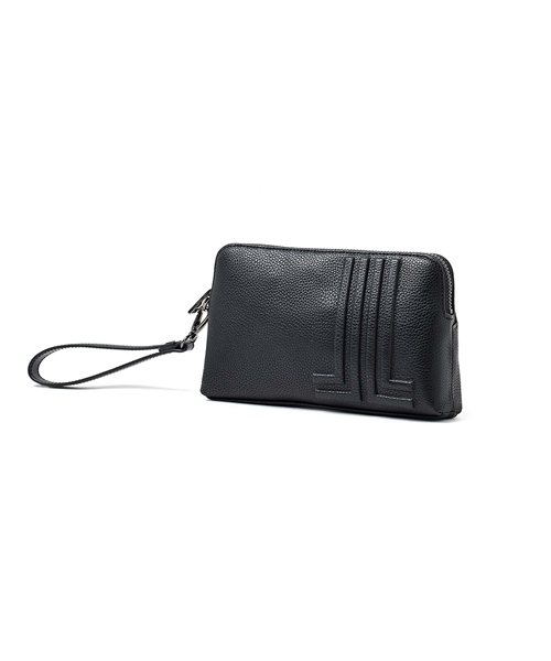 ランバン オン ブルー タンブル ショルダー兼用クラッチバッグ