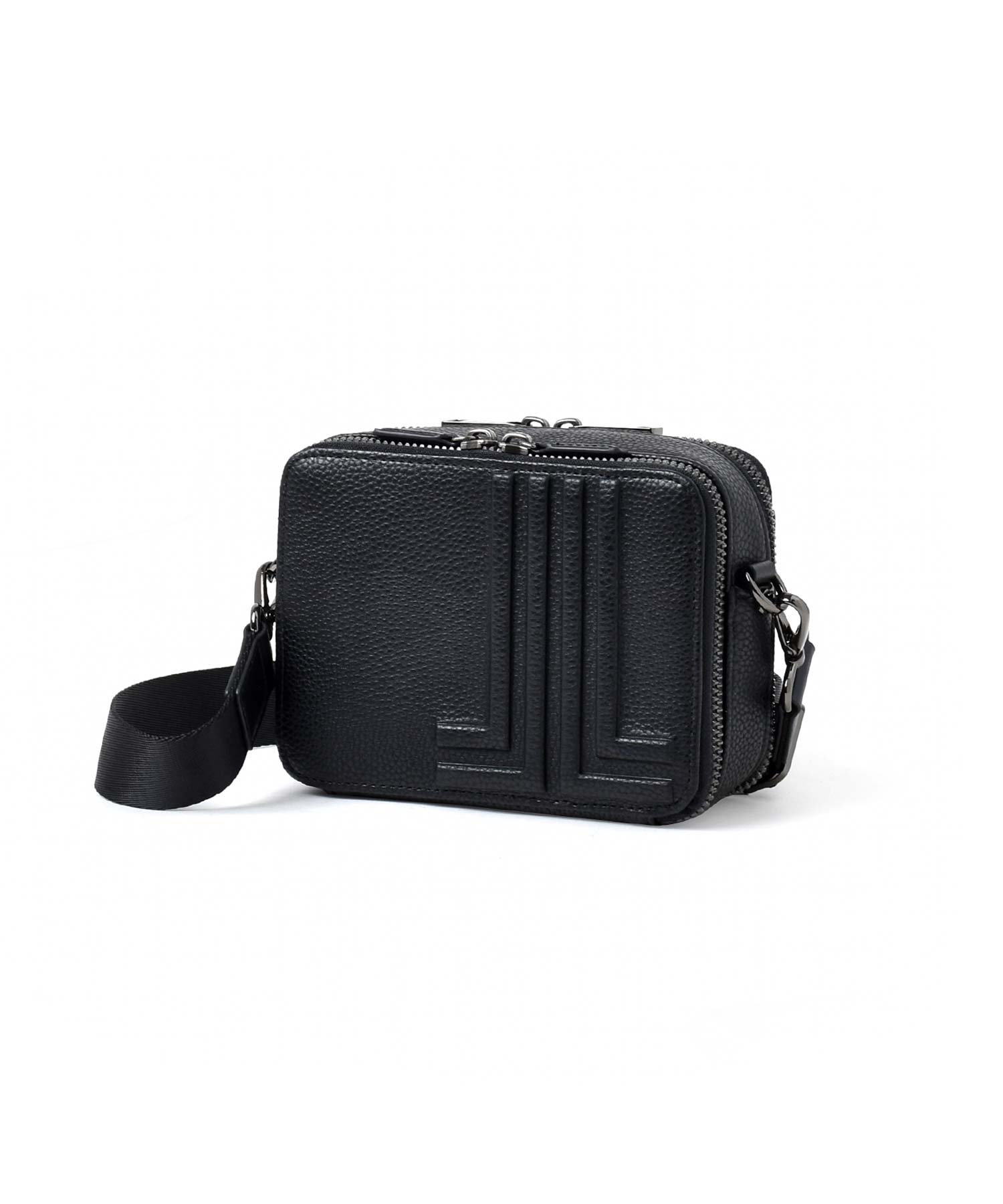 ランバン オン ブルー タンブル ミニショルダーバッグ(クロ)