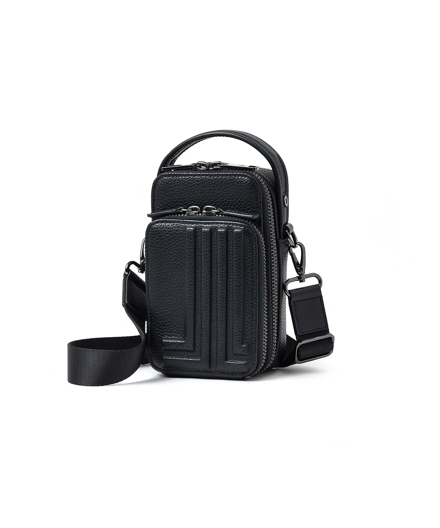 ランバン オン ブルー タンブル スマホショルダーバッグ 2WAY(クロ)