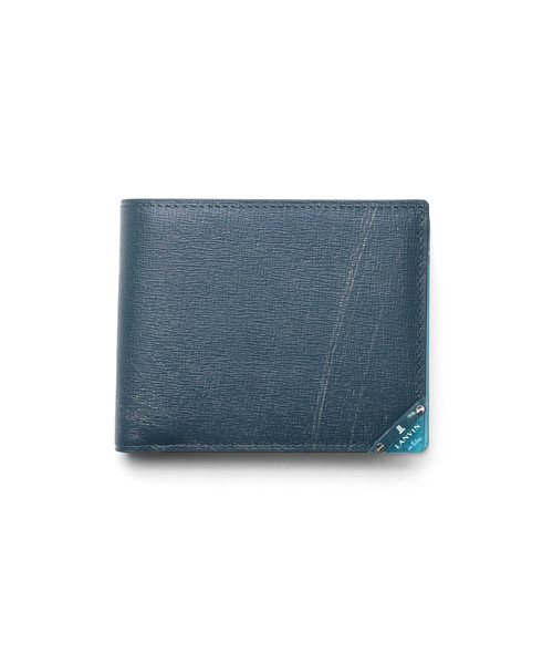 ランバン オン ブルー アクア 二つ折り財布 カード段3