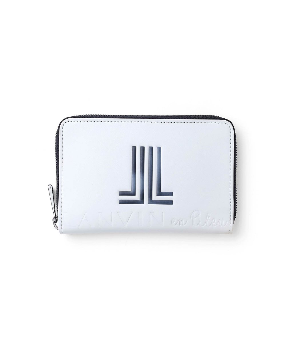 ランバン オン ブルー スウィッシュ ラウンドファスナーセミ長財布（カード段8）【S26KE】