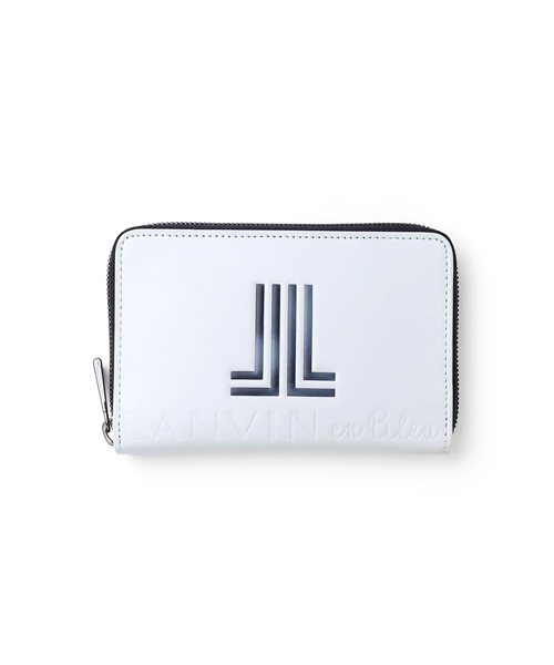 ランバン オン ブルー スウィッシュ ラウンドファスナーセミ長財布 カード段8【S25AW】