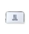 ランバン オン ブルー スウィッシュ ラウンドファスナーセミ長財布 カード段8【S25AW】(シロ)