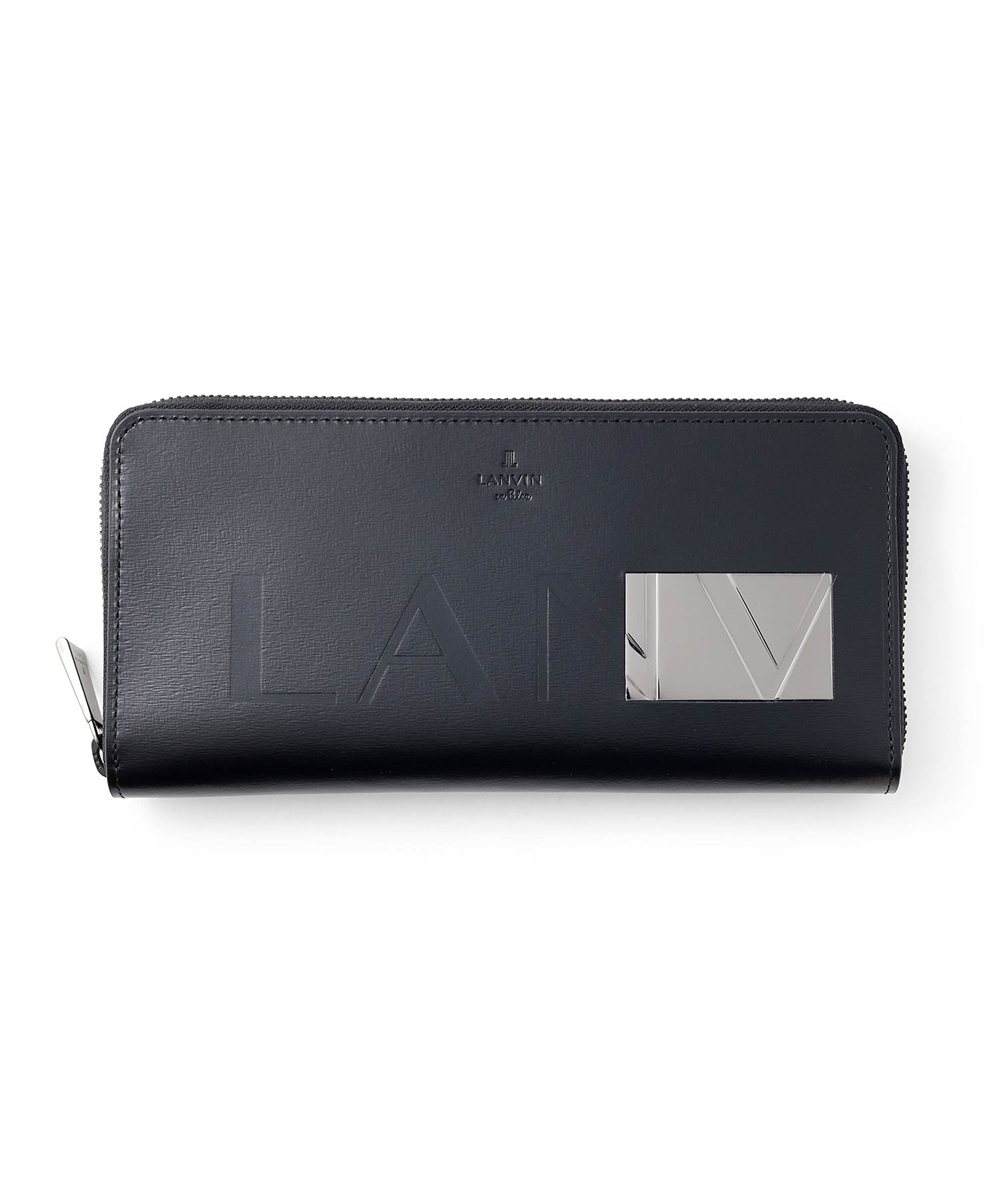 ランバン オン ブルー ディアブロ ラウンドファスナー長財布 カード段12