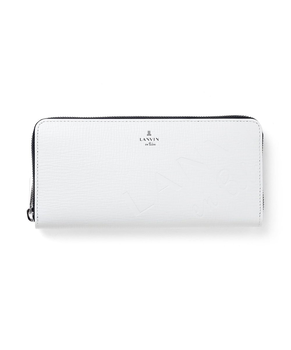 ランバン オン ブルー バトラー ラウンドファスナー長財布 カード段12