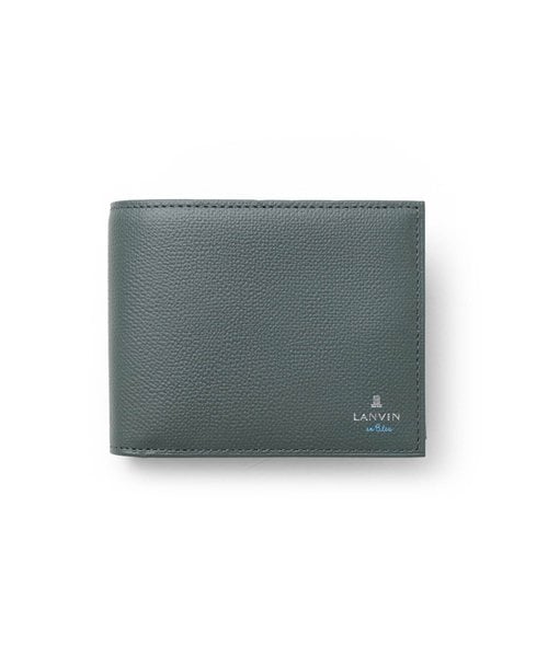 ランバン オン ブルー デクスター 二つ折り財布 中ベラ付き カード段10