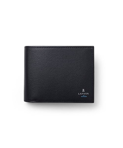 ランバン オン ブルー デクスター 二つ折り財布 中ベラ付き カード段10