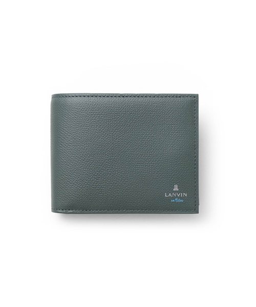 ランバン オン ブルー デクスター 二つ折り財布 中ベラ付き カード段10