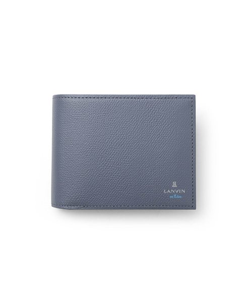 ランバン オン ブルー デクスター 二つ折り財布 中ベラ付き カード段10