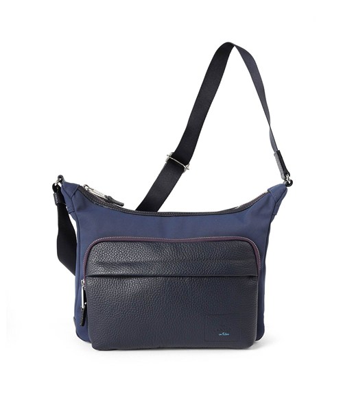 ランバン オン ブルー ピケ ショルダーバッグ