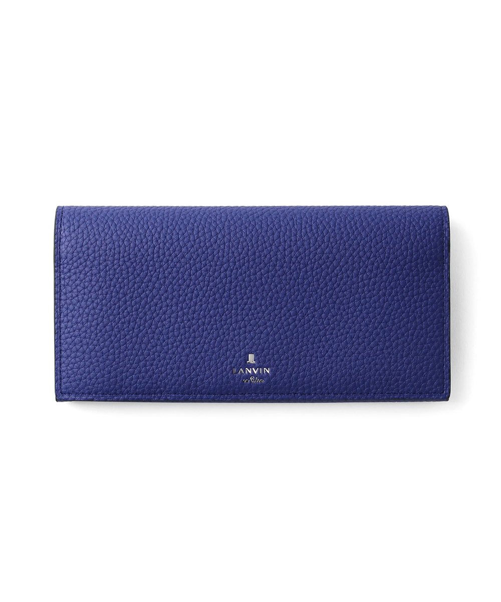 ランバン オン ブルー モル かぶせ長財布 カード段6