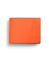 ランバン オン ブルー パーシャル 二つ折り財布 カード段4(オレンジ)