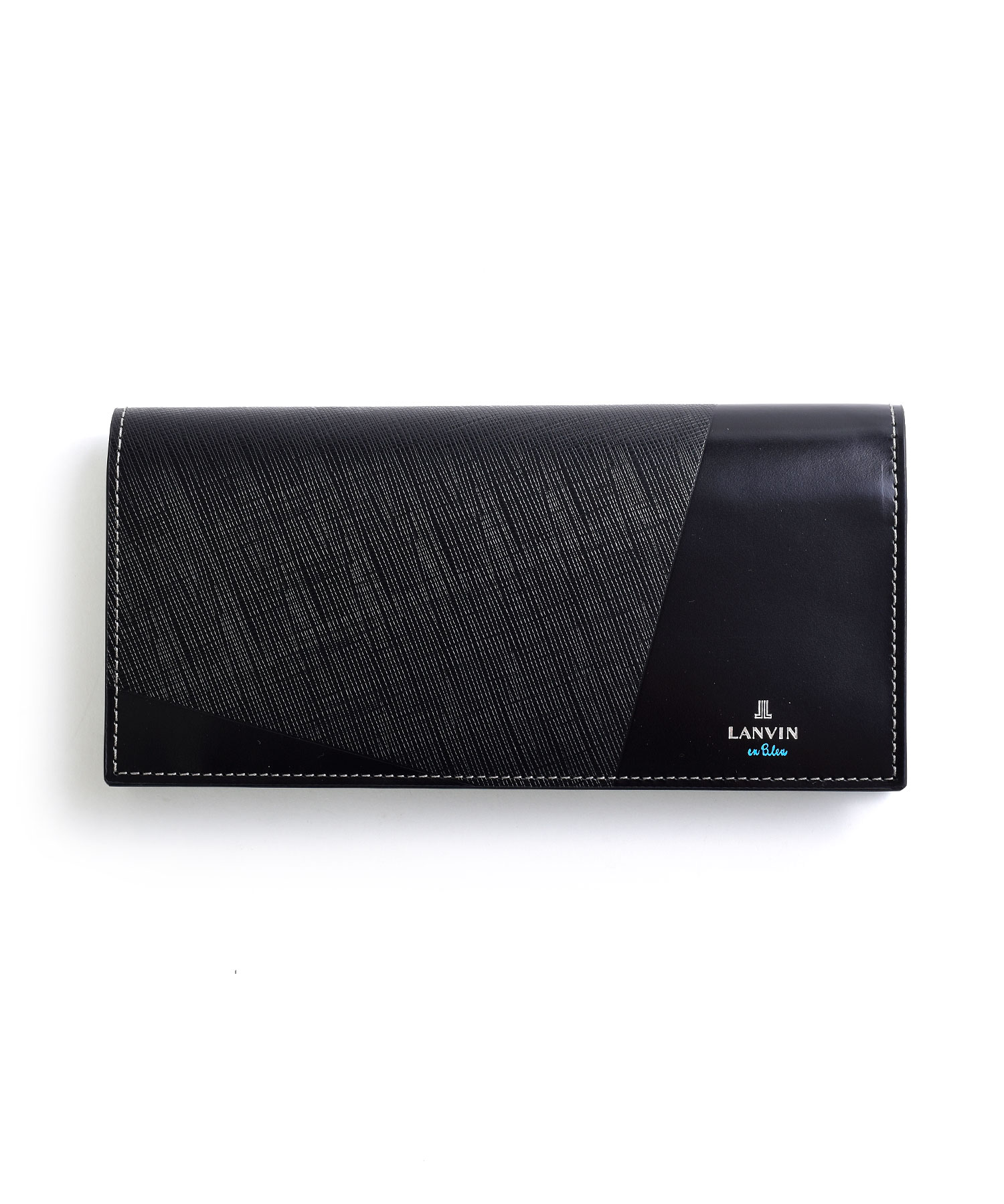 ランバン オン ブルー パーシャル 長財布（カード段19） メンズ No