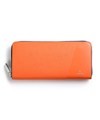 ランバン オン ブルー パーシャル ラウンドファスナー長財布 カード段13(オレンジ)
