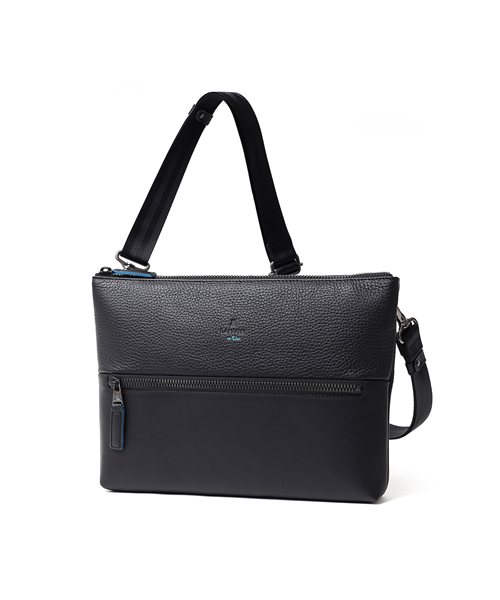 ランバン オン ブルー フェリチタ レザーショルダーバッグ B5 2WAY