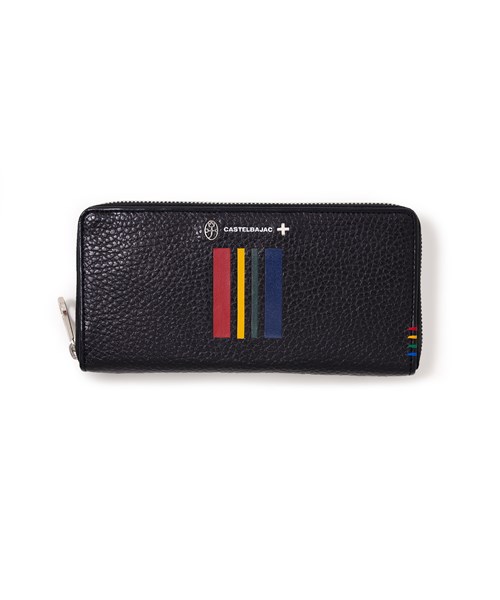 カステルバジャック クワトロ ラウンドファスナー長財布 カード段15