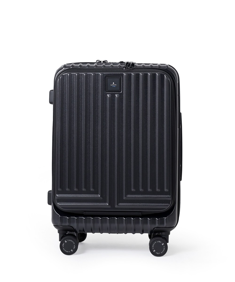ランバン オン ブルー ヴィラージュファスナー キャリーバッグ 36L 機内持ち込み Sサイズ(クロ)