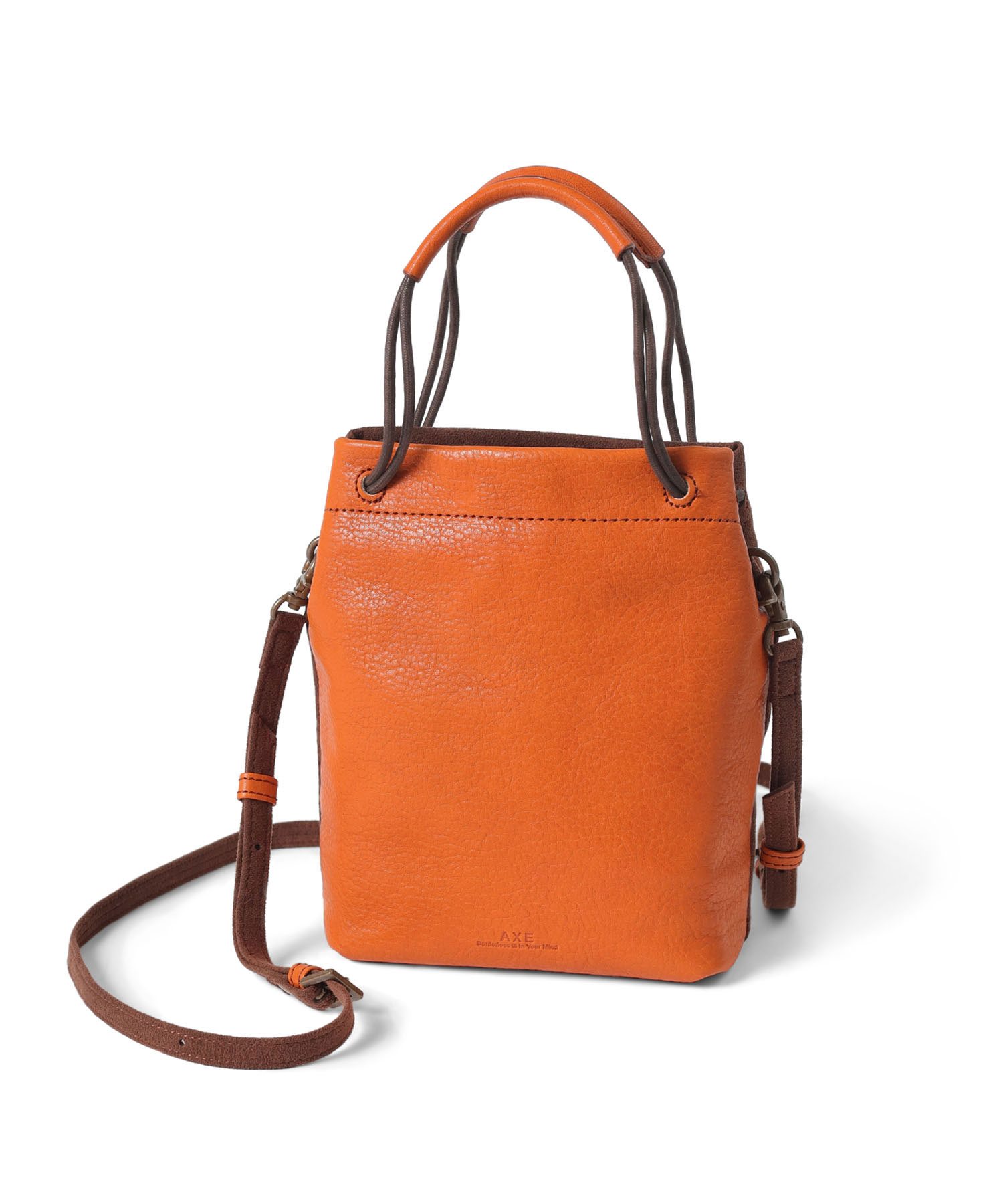 アックス カフェ ショルダーバッグ兼用ミニトートバッグ(キャメル)