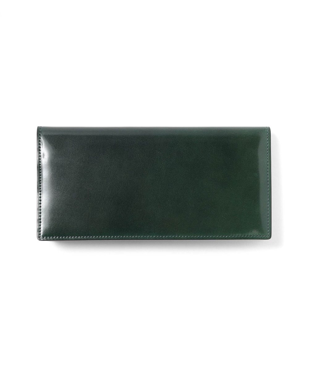 フジタカ フォールII コードバン かぶせ長財布 カード段14