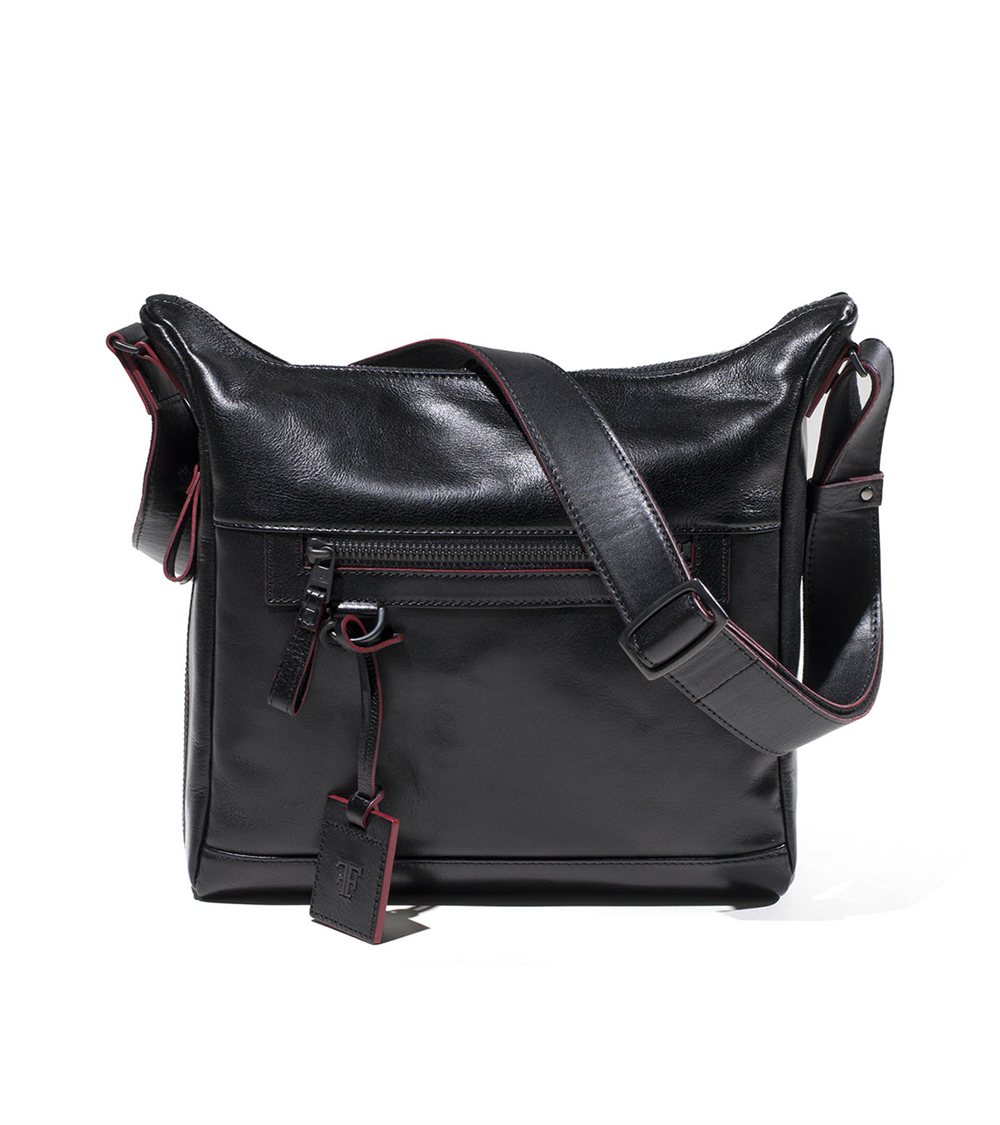 フジタカ ホーク レザーショルダーバッグ B5