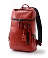 フジタカ ホーク レザーリュック/デイパック(アカ)