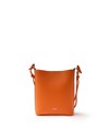 フジタカ ワープロラックスコンフォート  ミニ レザーショルダーバッグ(オレンジ)