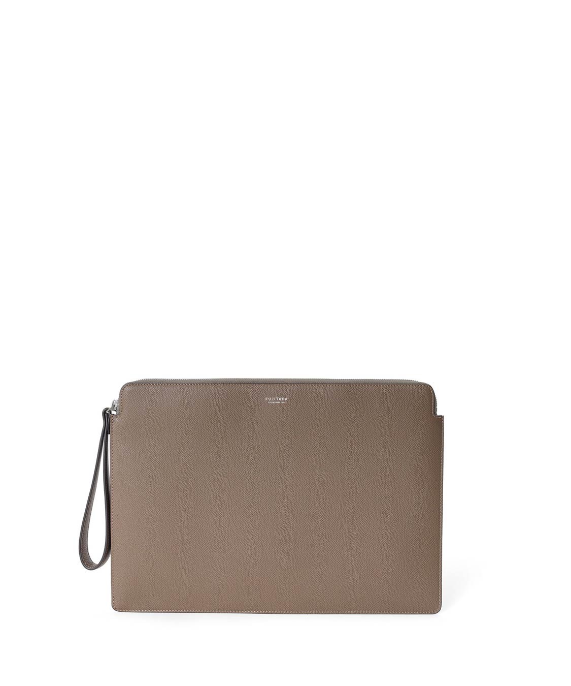 フジタカ ワープロラックスコンフォート レザークラッチバッグ A4(トープ)