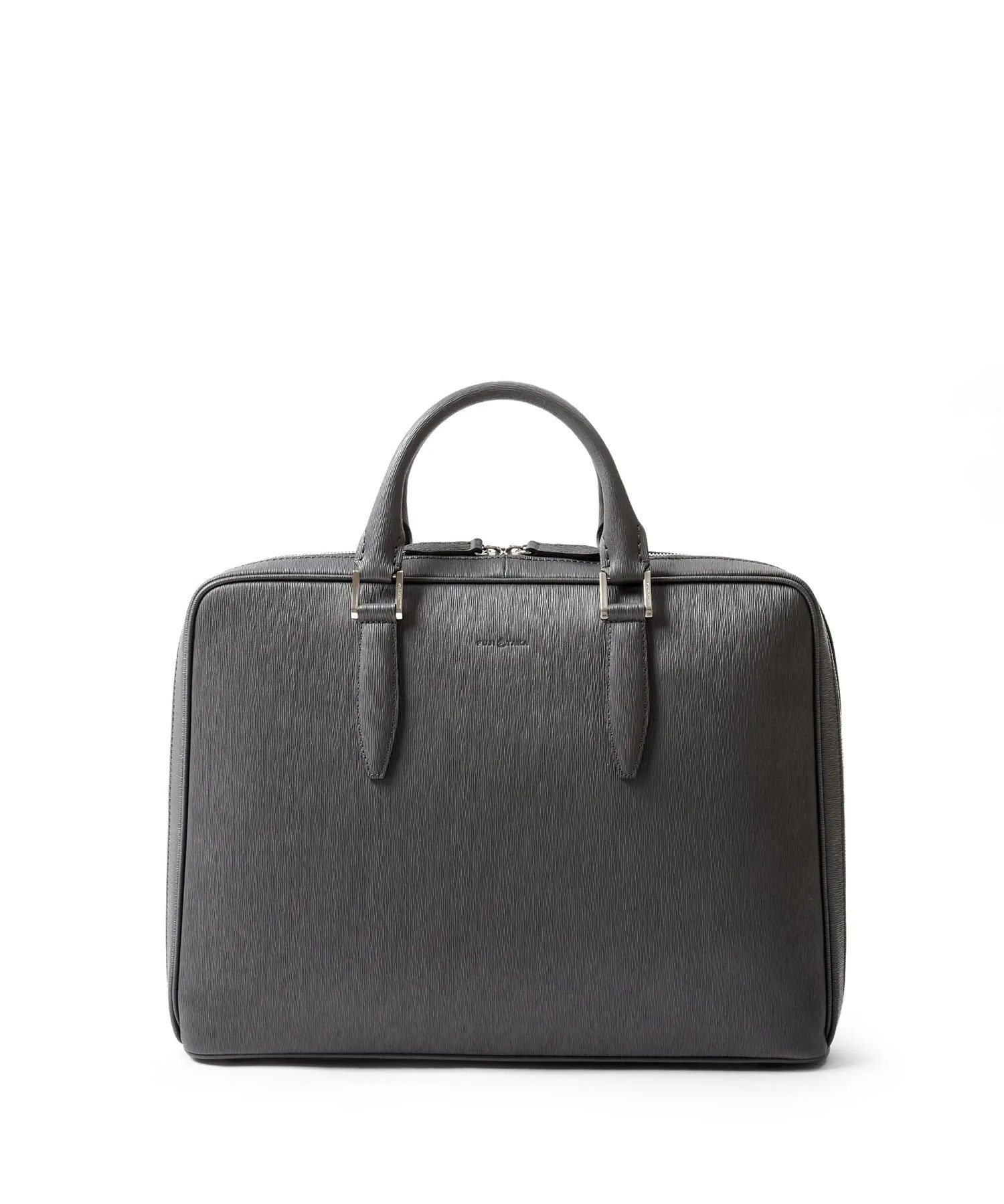 フジタカ ニュージェード レザービジネスバッグ A4(グレー)