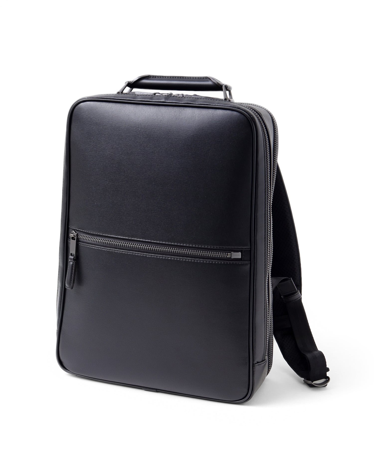 フジタカ ベリルクラリーノ ビジネスリュック A4 ダブルルーム(クロ)