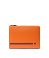 フジタカ ミーツ NO CHASER レザークラッチバッグ A4(オレンジ)