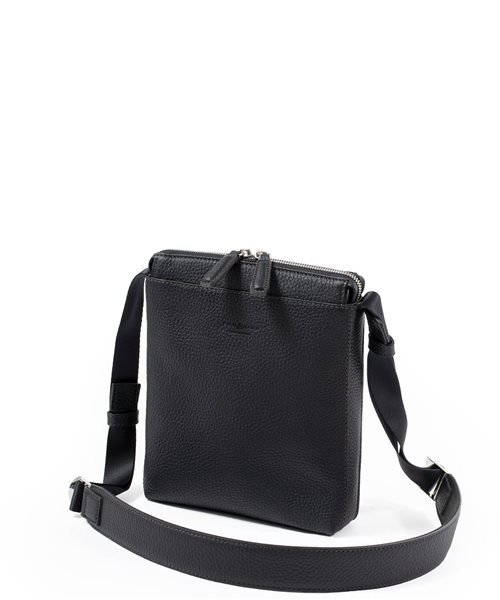 フジタカ ソル ネックポーチ型 レザーショルダーバッグ