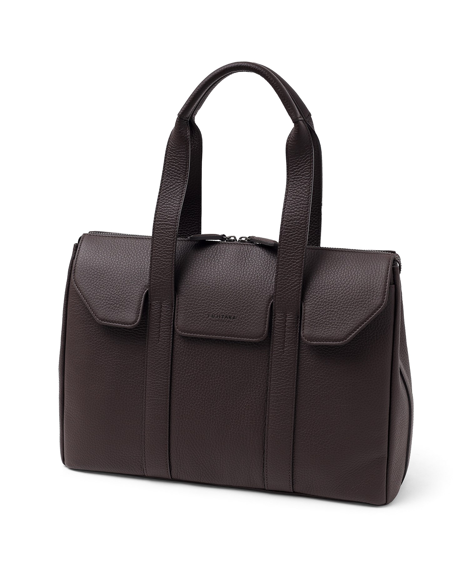 フジタカ アルタ かぶせ レザートートバッグ A4 セットアップ対応(チョコ)