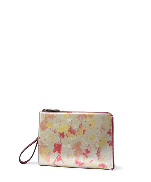 フジタカ ミーツ HAKU KYOTO Leather レザークラッチバッグ B5