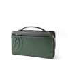 カステルバジャック マーチ レザーメンズバッグ ダブルルーム(グリーン)