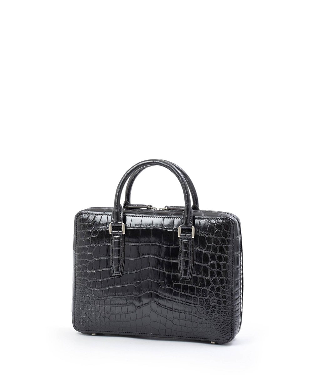 フジタカ ギャラリー 名巧クロコダイル コンパクト ブリーフバッグ B5