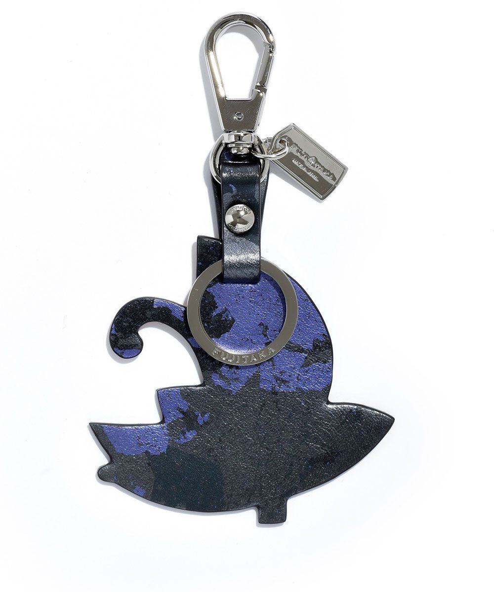 フジタカ ミーツ KYOTO Leather HAKU キーホルダー 【粋】