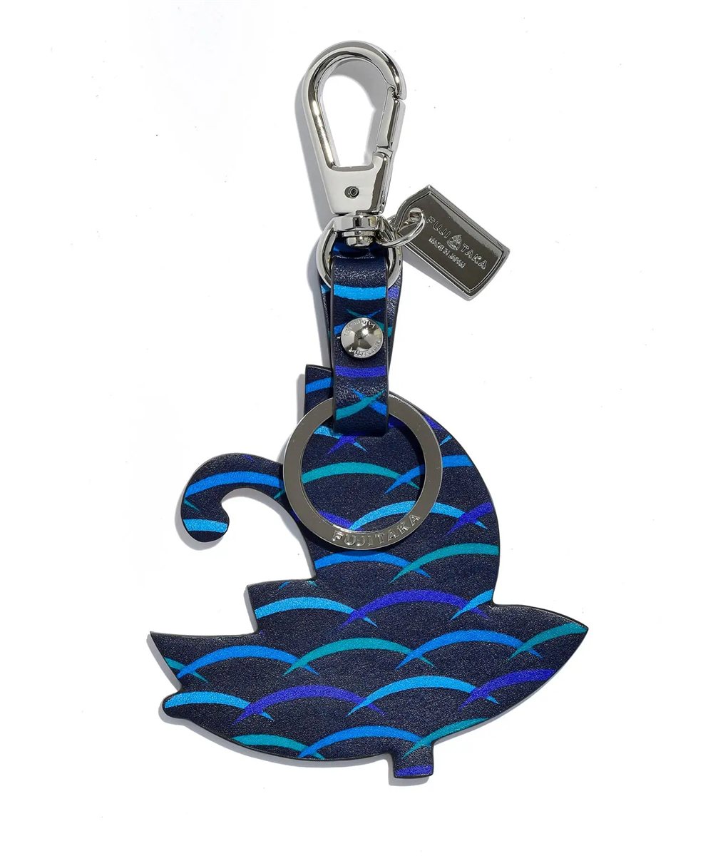 フジタカ ミーツ KYOTO Leather 露芝 キーホルダー 【粋】