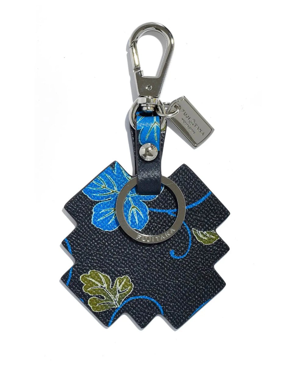 フジタカ ミーツ KYOTO Leather 唐草 キーホルダー 【匠】