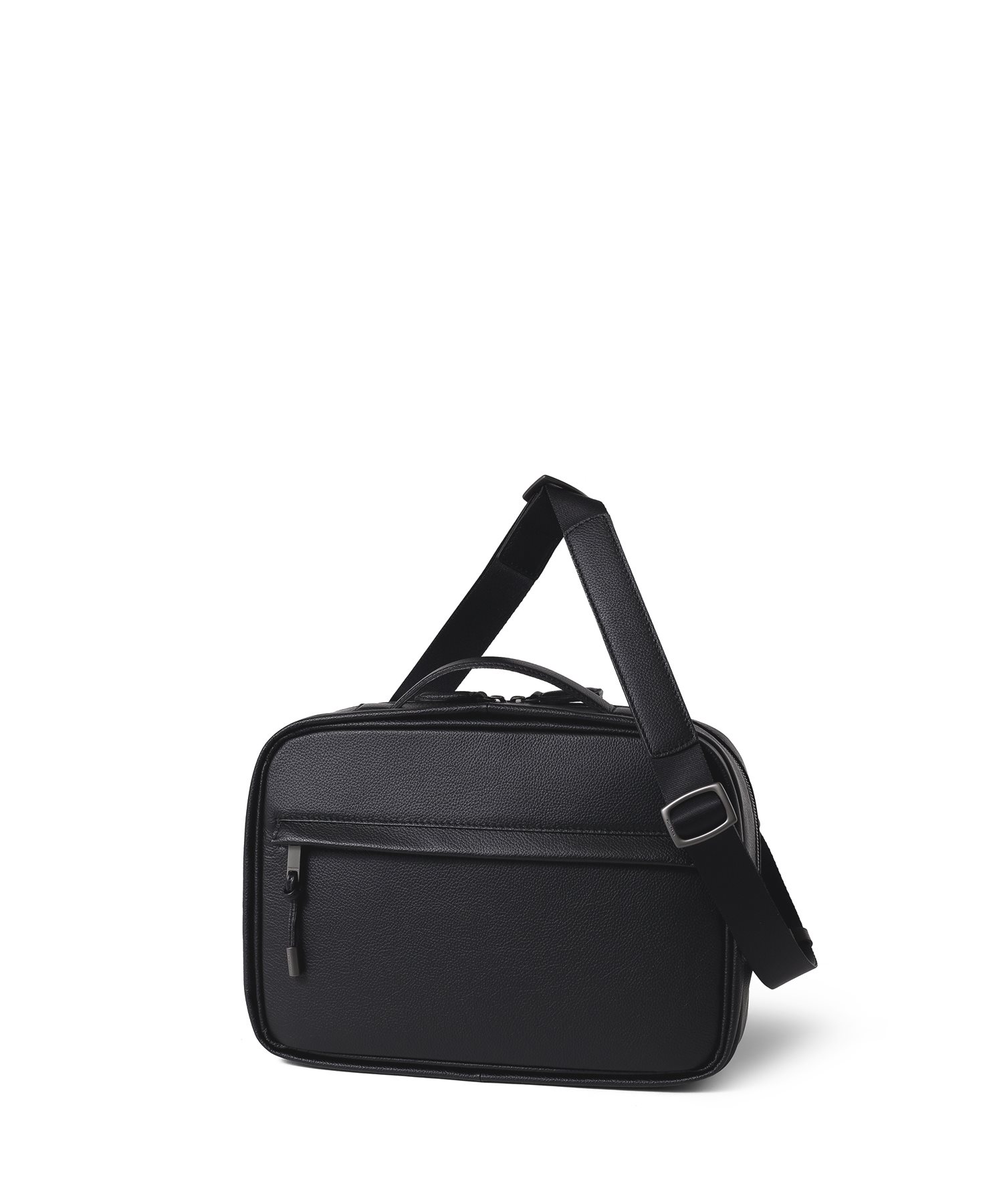 フジタカ パケット レザーショルダーバッグ B5 2WAY(クロ)