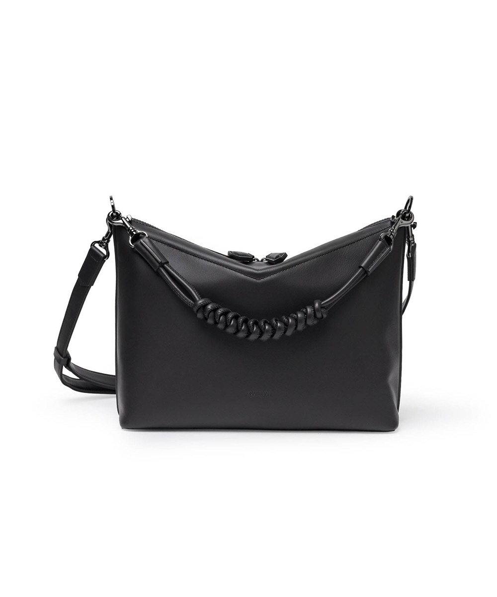 フジタカ トレッソ レザーショルダーバッグ B5