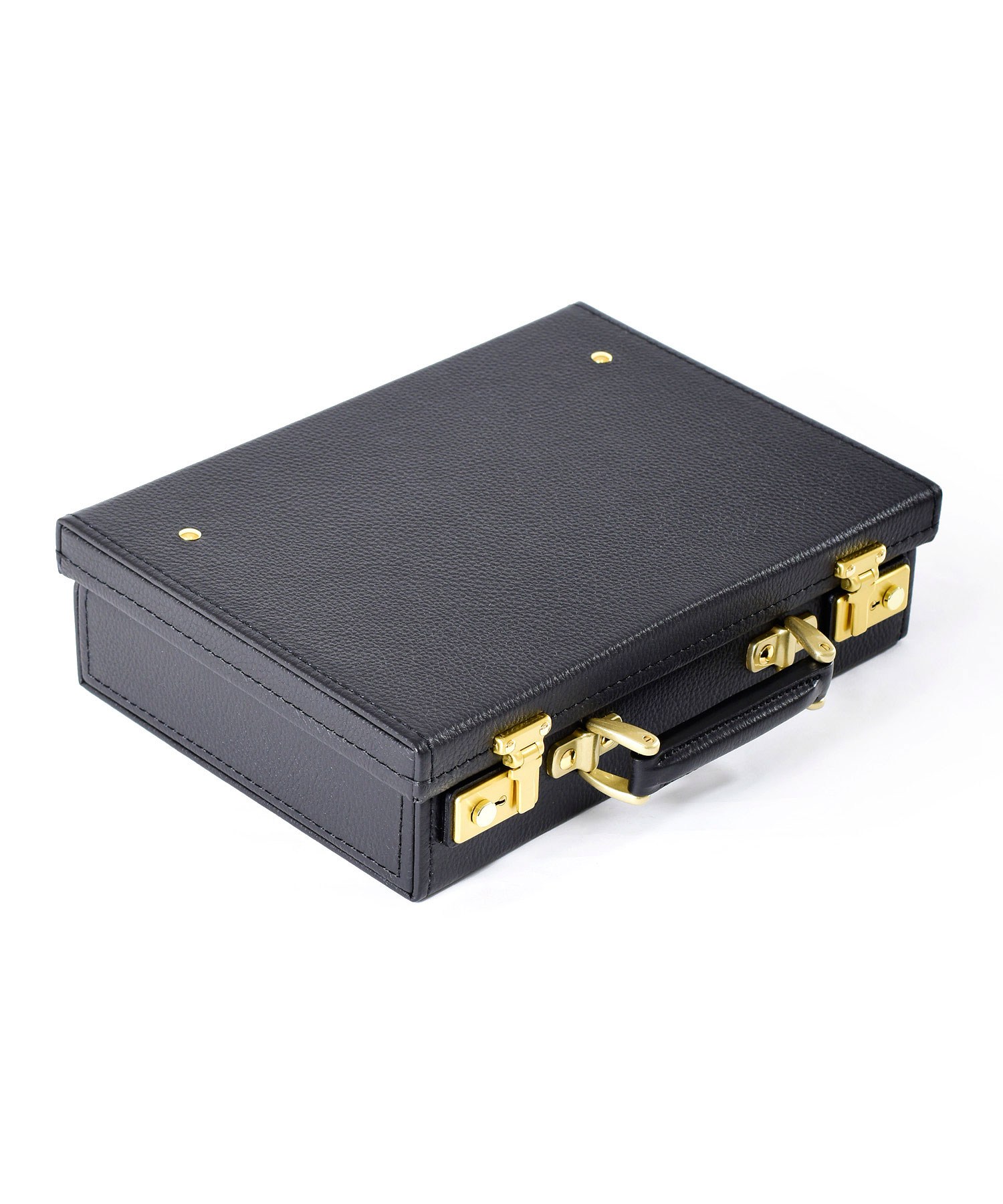 FEILER BLACK ブリジットタナカ　未使用タグ付き　開封済み　自宅保管品 フジタカ トランク レザーミニトランク 28cm メンズ No.656502｜公式