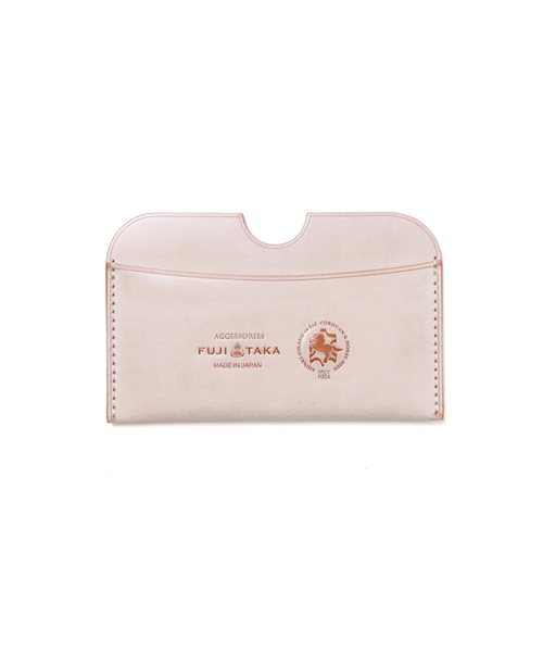 フジタカ コードバン クォーツ カードケース  薄型