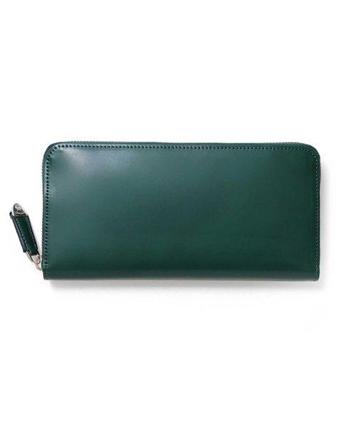 フジタカ ガーネット コードバン ラウンドファスナー長財布 カード段8