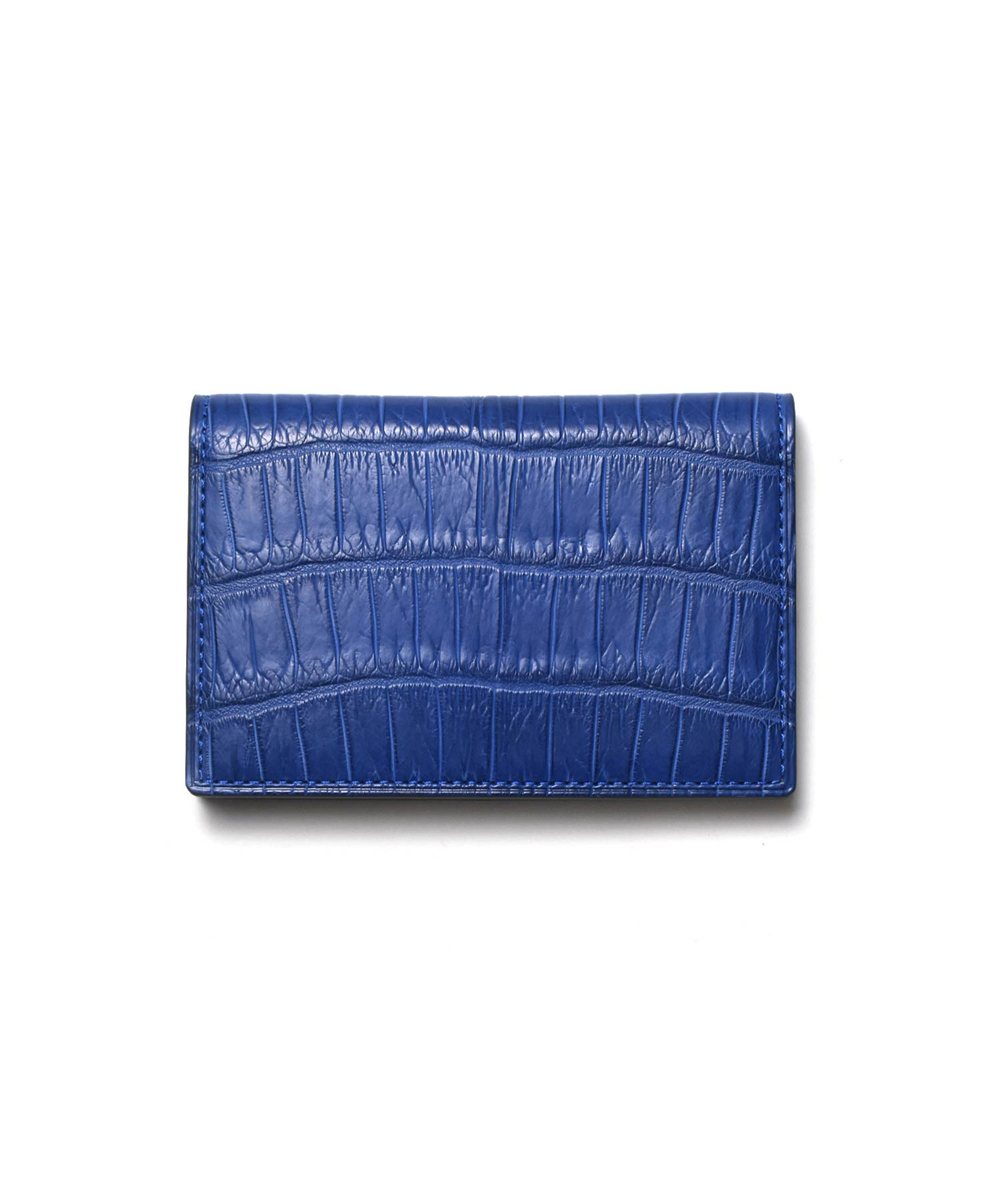 フジタカ グランブルー クロコダイル 名刺入れ