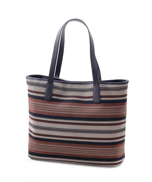 【LEON掲載】フジタカ エコッタ マルチボーダートートバッグ