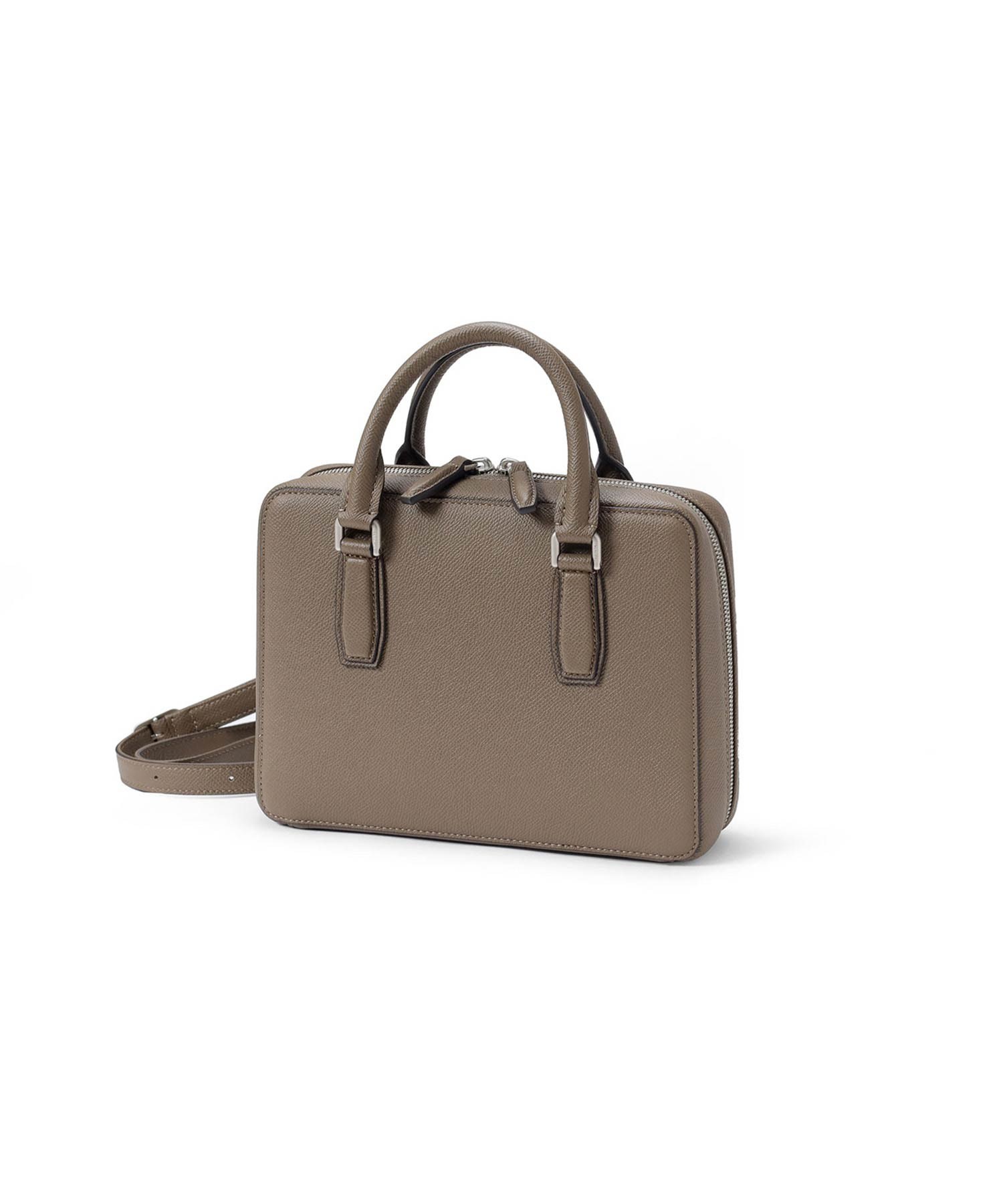 フジタカ ギャラリーワープロラックスII 名巧 レザーブリーフバッグ ミニ 2WAY(トープ)