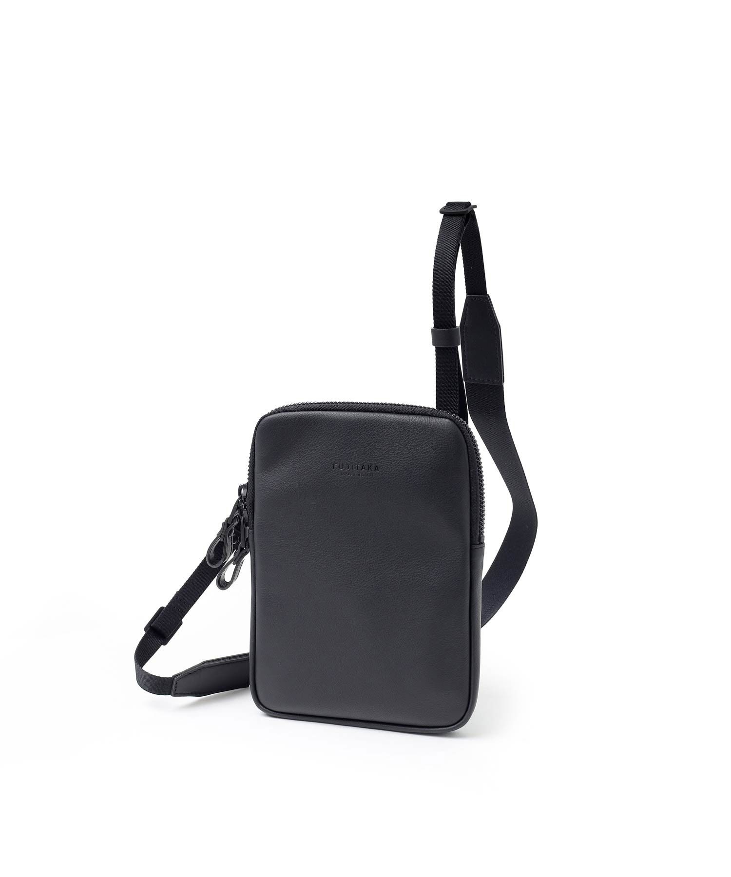 フジタカ ロカス レザーショルダーバッグ ミニ(クロ)