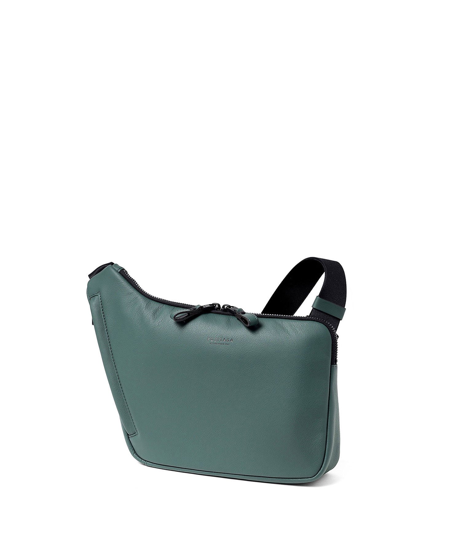 フジタカ ロカス レザーショルダーバッグ(グリーン)