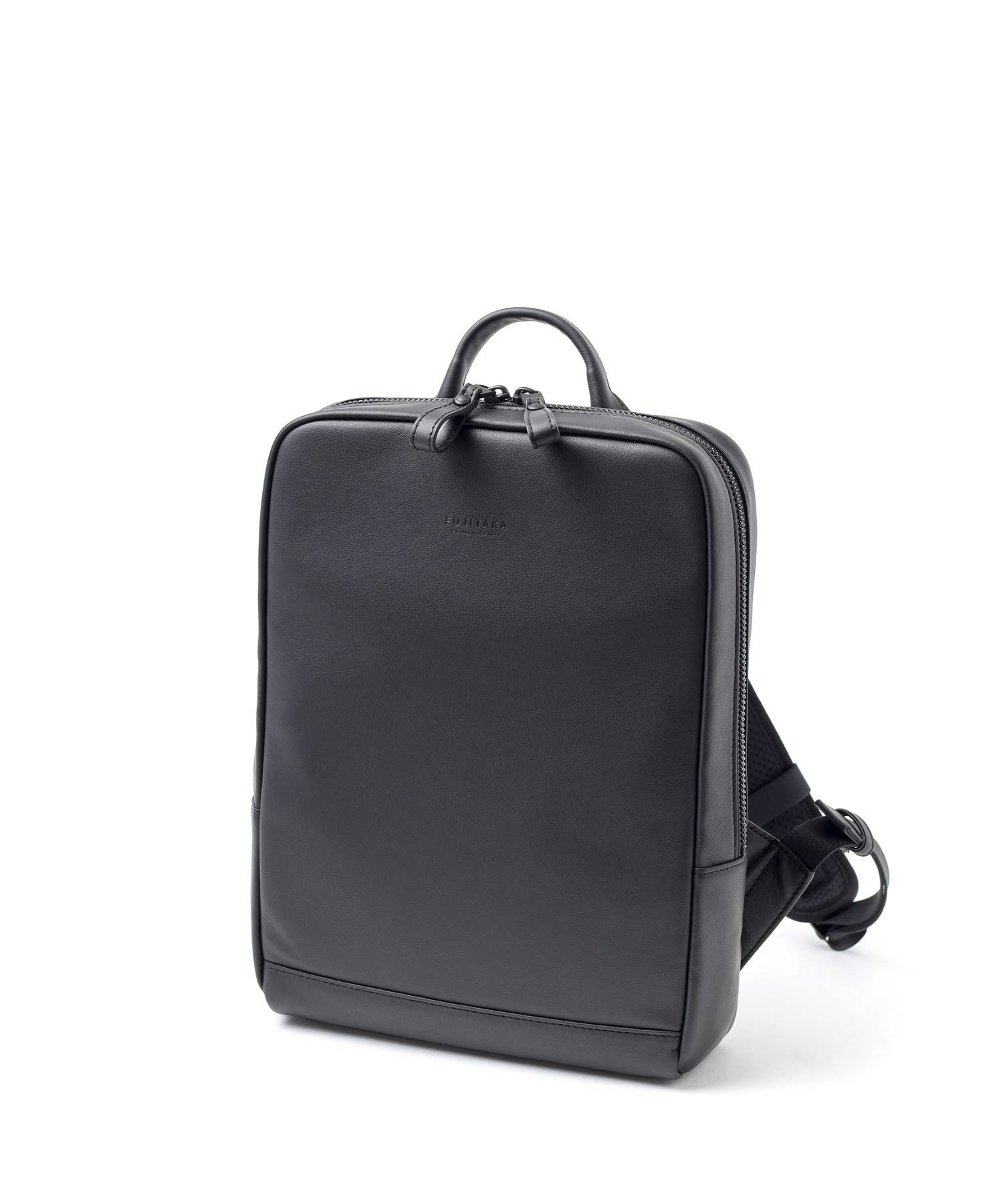 フジタカ ロカス レザーリュック A4 薄マチ(クロ)